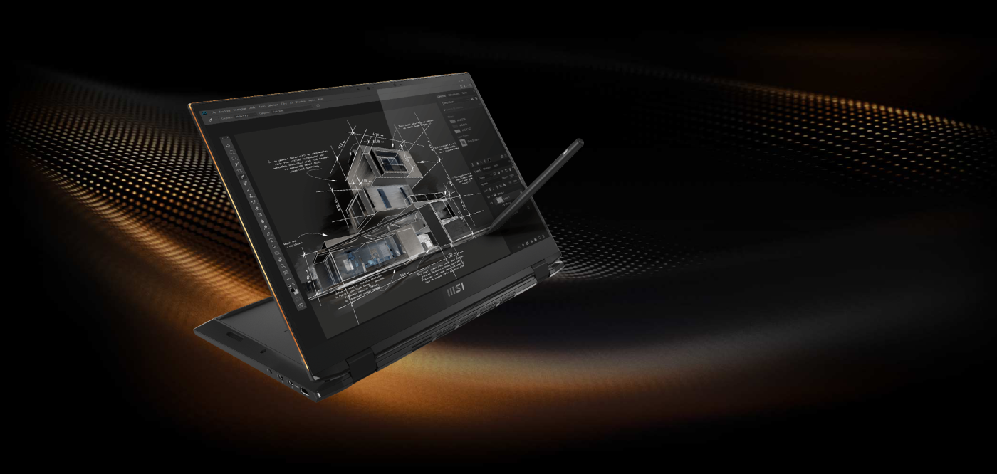 Brotect Pellicola Protettiva In Vetro Per MSI Summit E16 Flip – Durezza 9H, Anti-impronta, Made In Germany