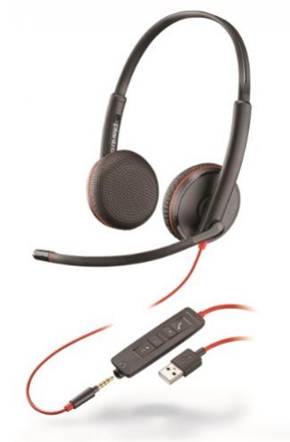 Poly Blackwire 3225 USB headset stereo