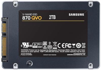 Samsung 2,5" SSD 2TB 870 QVO SATAIII