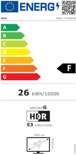 MSI MAG 274URFW 27"