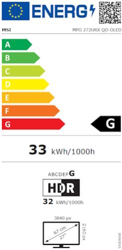 MSI MPG 272URX QD-OLED 26,5"