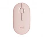 LOGITECH Pebble M350 bezdrôtová myš ružová
